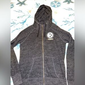 Nike Pittsburgh Steelers Jacket Womens Medium Full Zip Sweatshirt  Hoodie SM